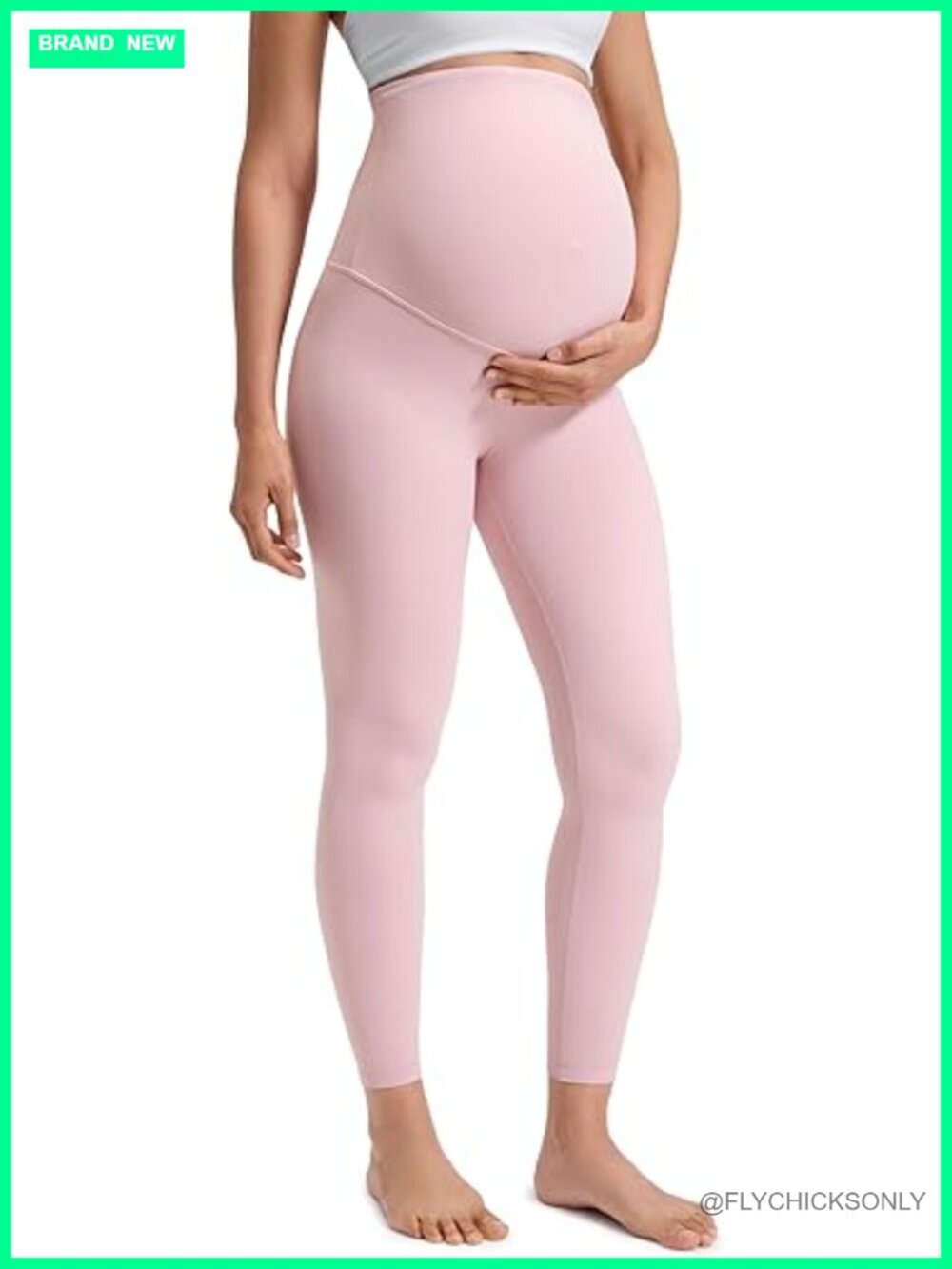 Butterluxe Maternity Leggings 25" - Over The Belly Buttery Soft Workout